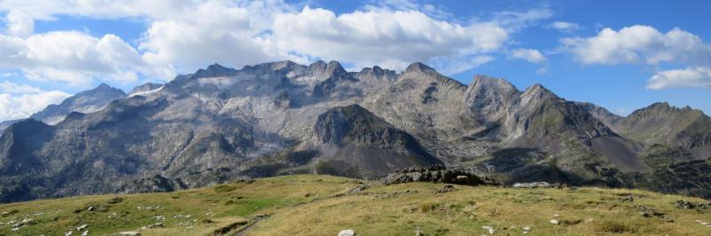 Massif de la Maladeta depuis le chemin du Port de Benas