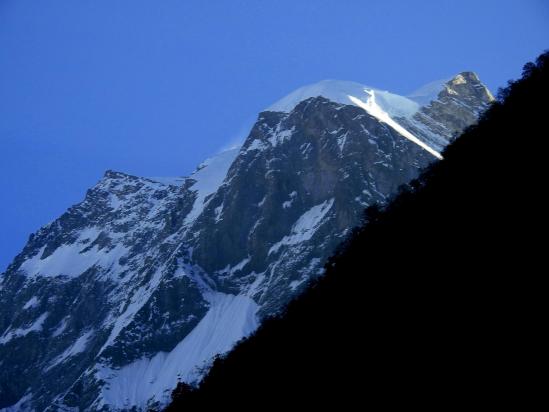 L'adieu au Dhaulagiri I depuis Dobhan