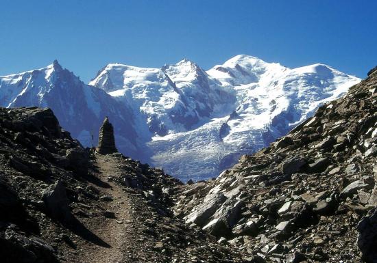 Franchissement du col du Brévent