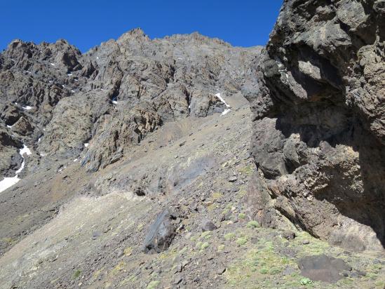 Remontée du 2e vallon au-dessus de la source