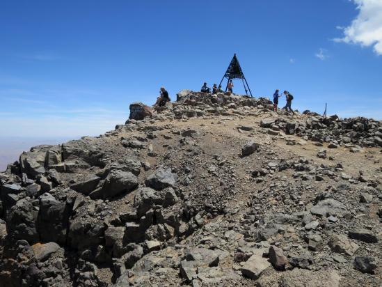 Au sommet du Toubkal, ou presque...