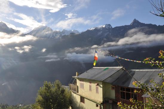 Depuis Kalpa, vue sur le massif du Kinnaur Kalaish