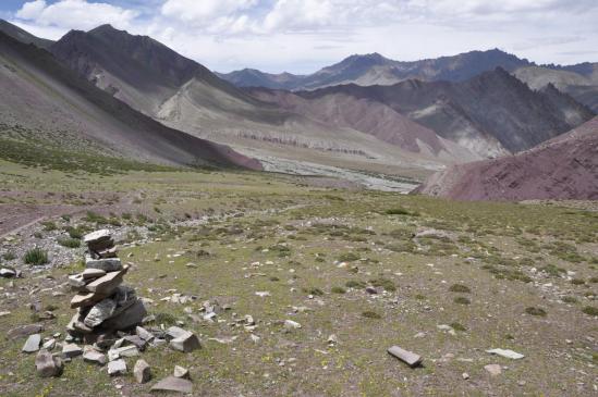 Parcours entre le Shang La et le Matho La