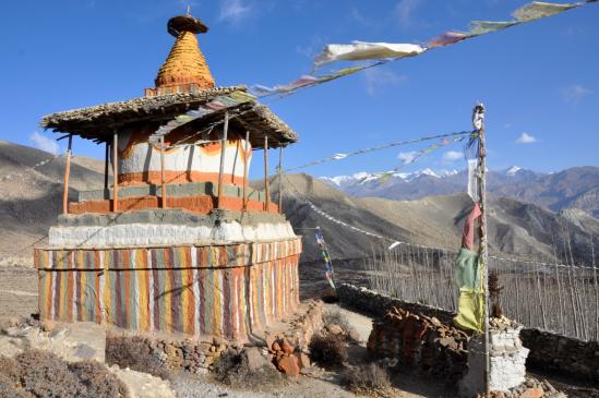 Le chorten de Chhunkar