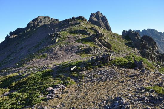 A la bocca di Tartagine, à droite toute pour s'engager sur la crête qui conduit au sommet du Monte Corona