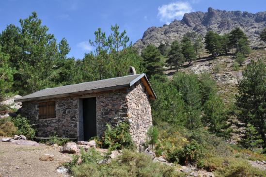 La maison forestière que l'on croise à la descente de la bocca di l'Ondella