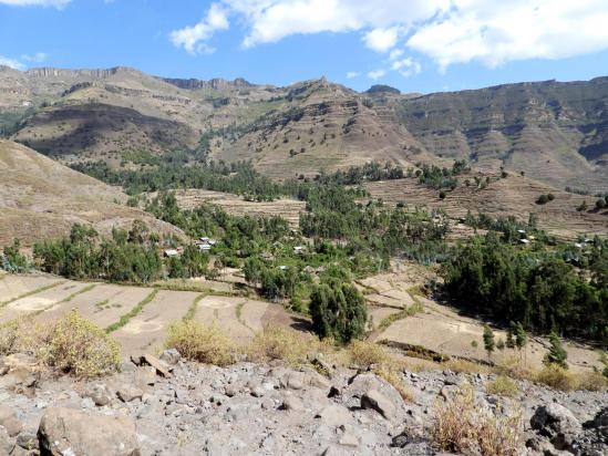 Le vallon de Selassié où se finit le trek