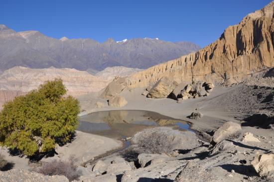 Le lac au-dessus de Tetang