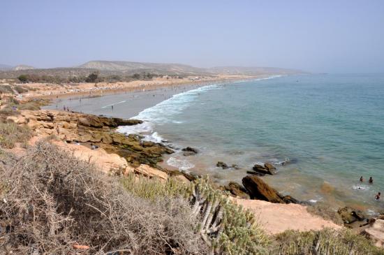 La plage de Taghazout