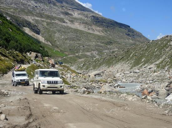 Entre Chhatru et Gramphu sur la route du Spiti