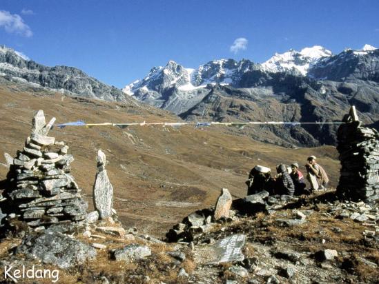 Keldang, une prairie au piémont S du Ganja La