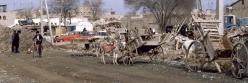 Parking du marché à Khiva en 1983