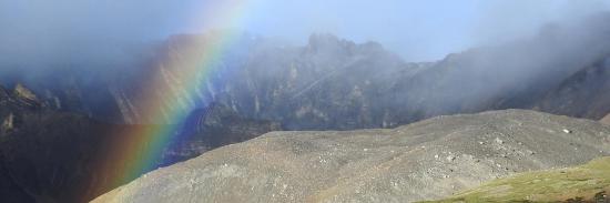 Arc-en-ciel à Lajar Sumna (haut Dolpo)