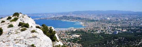 La ville de Marseille depuis le sommet de Béouveyre