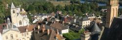 Vue sur le village depuis le donjon du château de la Roche-Guyon