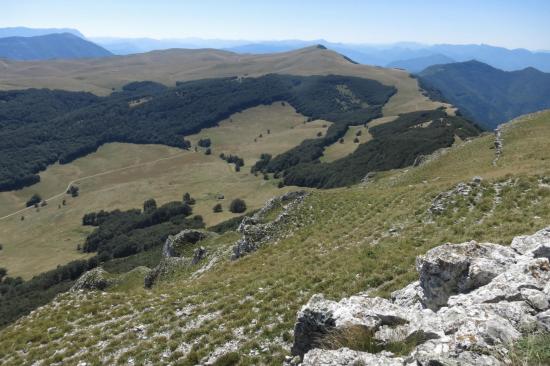 Le plateau d'Ambel vers le sud