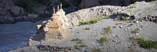 Rigzum gönpo au petit matin à Satok (vallée de la Tsarap Chu - Ladakh)