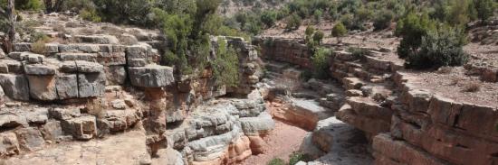 Les gorges roses entre Tamlalt et Tamgalt (Maroc)