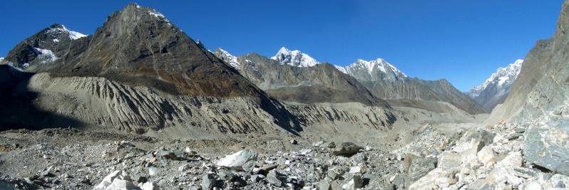 Sur le Trakarding glacier