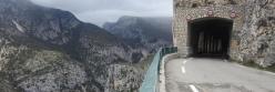 Les tunnels de Fayet RG au-dessus du Verdon