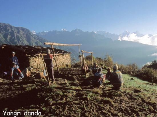 Bivouac sur la Yangri danda